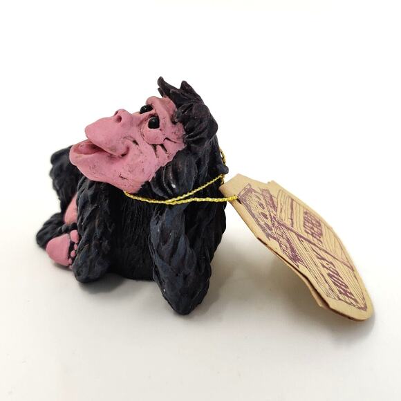 Holy Herd Noahs Ark Gorilla Figurine Pair Gardo & Gouda Pete Apsit Resin Figures - Picture 12 of 16